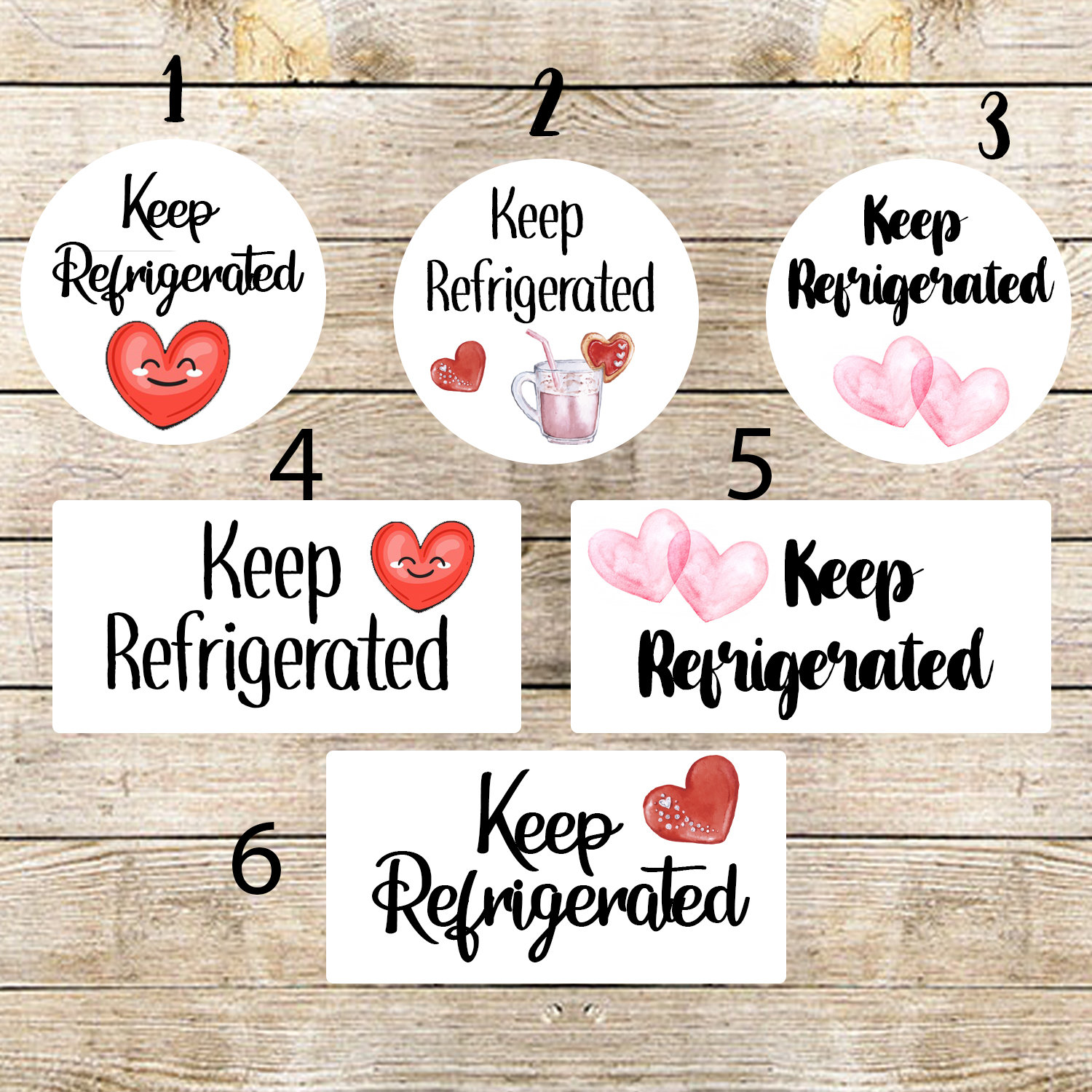 keep refrigerated stickers, keep refrigerated labels, cooking labels , kitchen labels, bakery labels, baker stickers