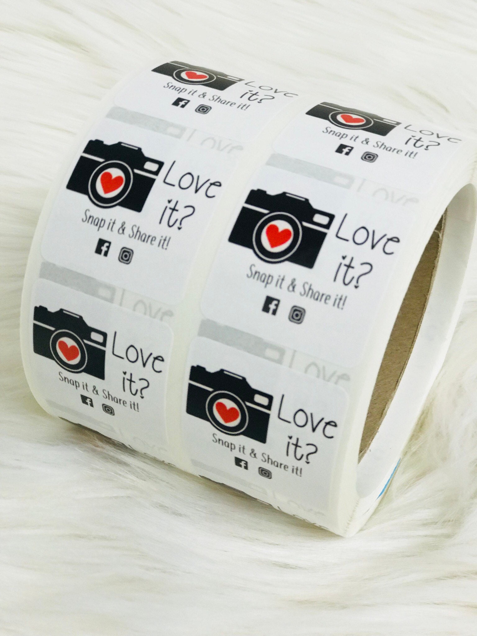 Adesivi Personalizzati Quadrati Con Angoli Arrotondati - Stampa Lucida Per Loghi, Spedizioni, Pacchi - Fai Da Te!