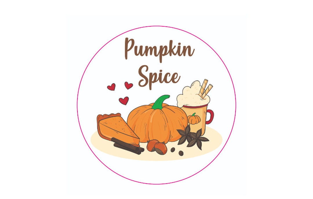 Pumpkin Spice Labels, Pumpkin Spice Stickers, Thanksgiving Labels