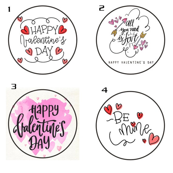 Valentine's Day Stickers for Print then Cut – Hey, Let's Make Stuff