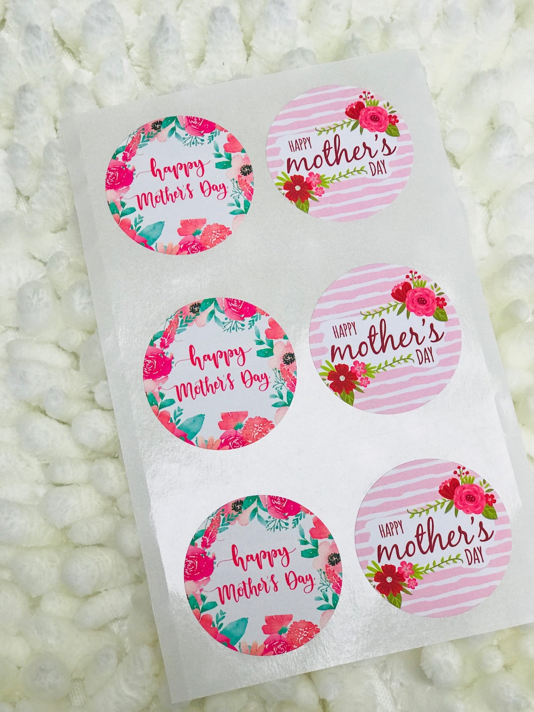 Happy Mother's Day Stickers,mothers Day Labels, Labels, Stickers ...