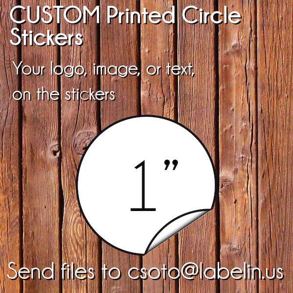 Personalized 1inch Stickers - Etsy