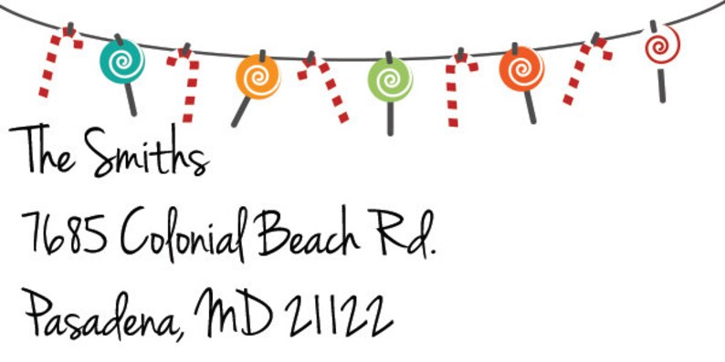 Christmas return address labels address labels custom address labels