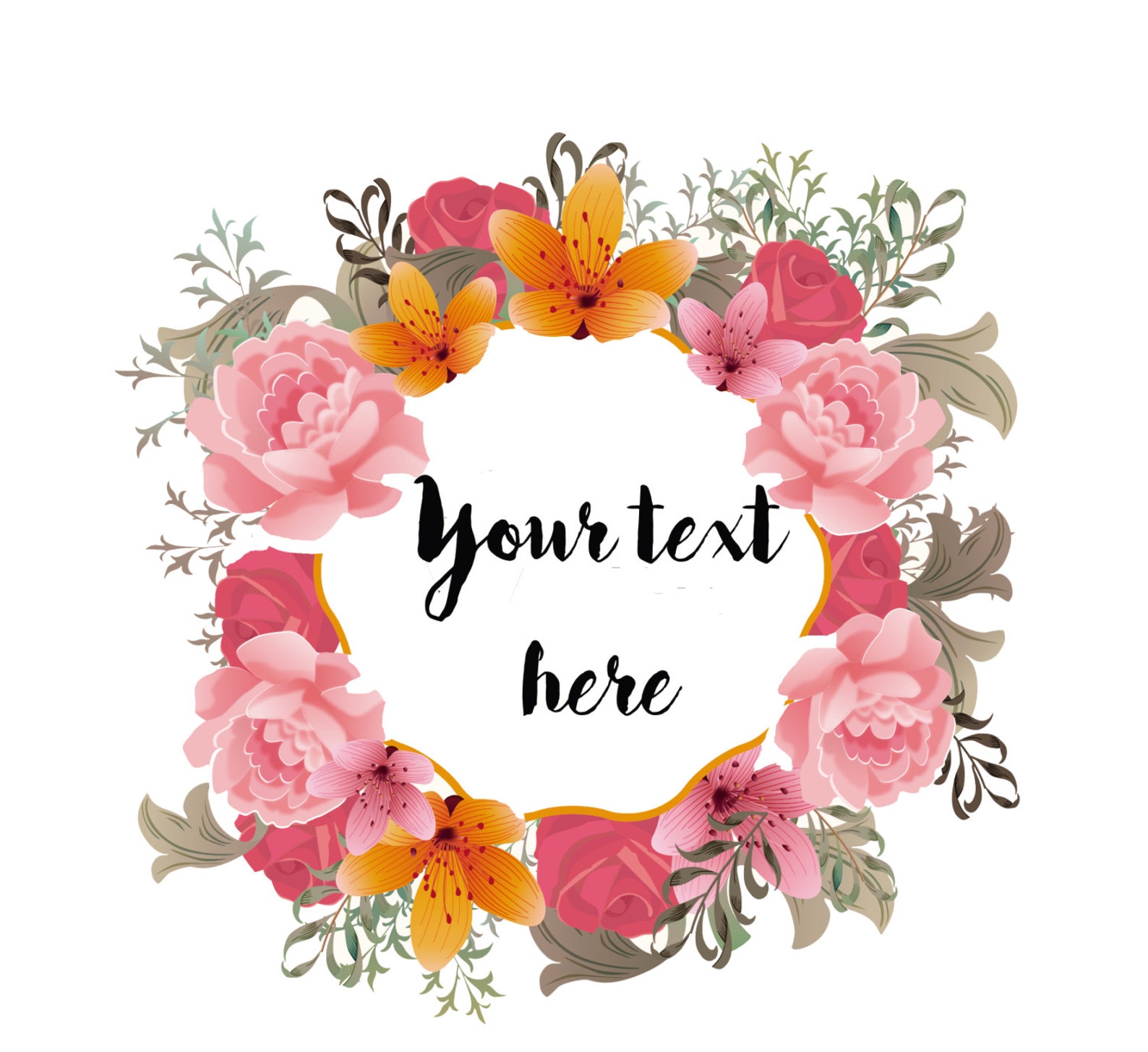 Logo Stickers Flower Logo Stickers Custom Labels custom Etsy