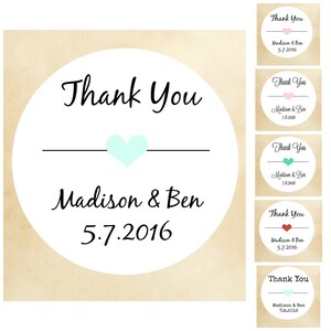 Circle Thanks you stickers, wedding stickers ,wedding labels,favor stickers,personalized wedding stickers, custom wedding stickers,custom