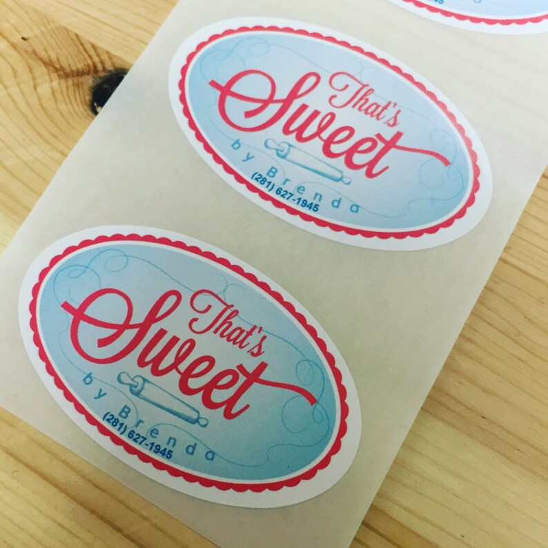 Custom Oval Labels Oval Stickers Oval Labels Customized Etsy