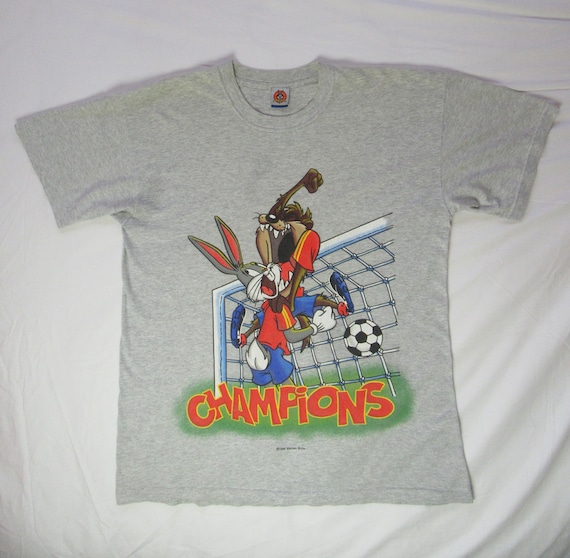 Bugs and Taz Football T-Shirt