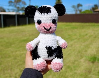 PATTERN: Low Sew Bella Cow Crochet Pattern-PDF File-Digital-Download-Bella Cow-Crochet Cow-Low Sew Crochet Pattern- Amigurumi Pattern