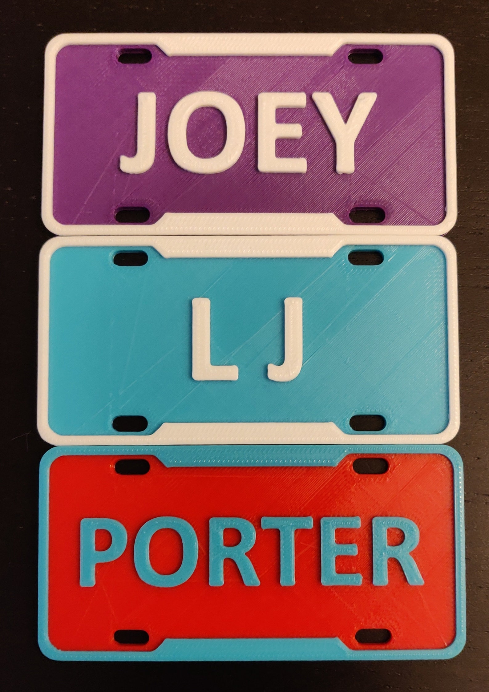 Custom Bicycle License Plate Etsy