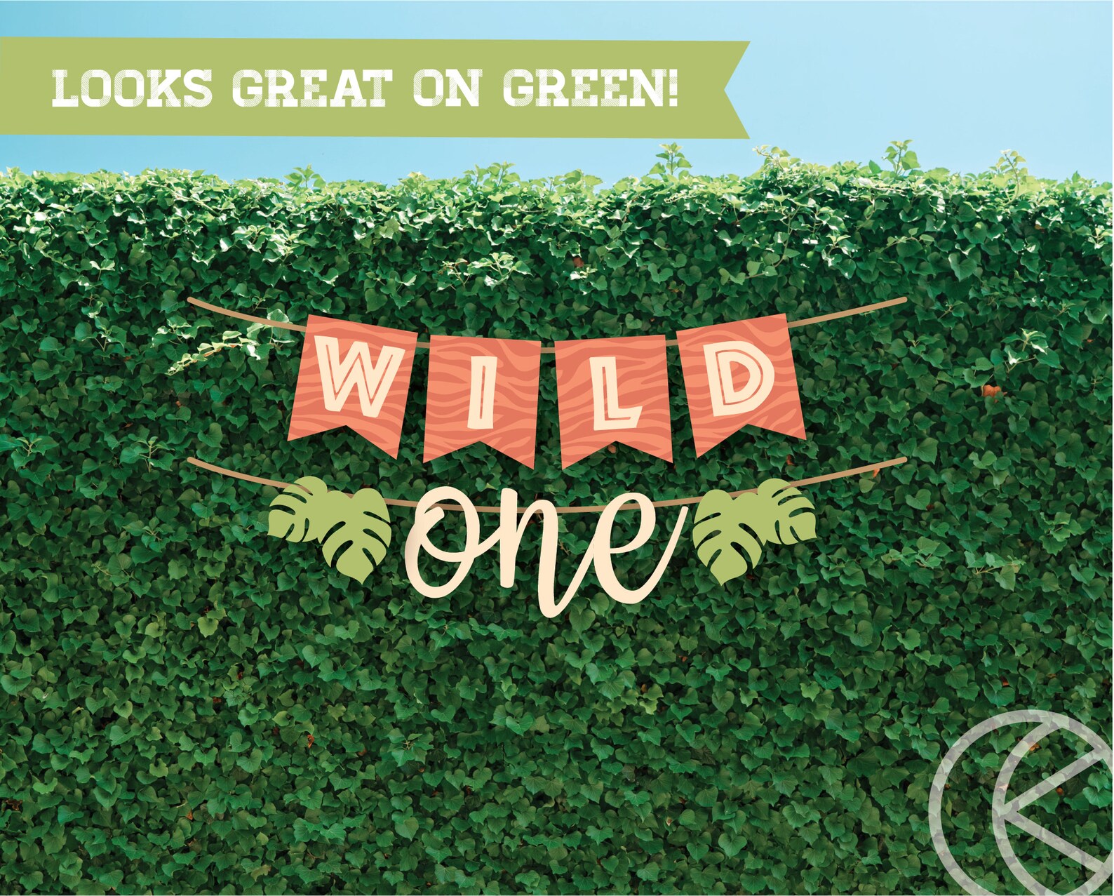 Safari Wild One Printable Birthday Banner Download and Print - Etsy