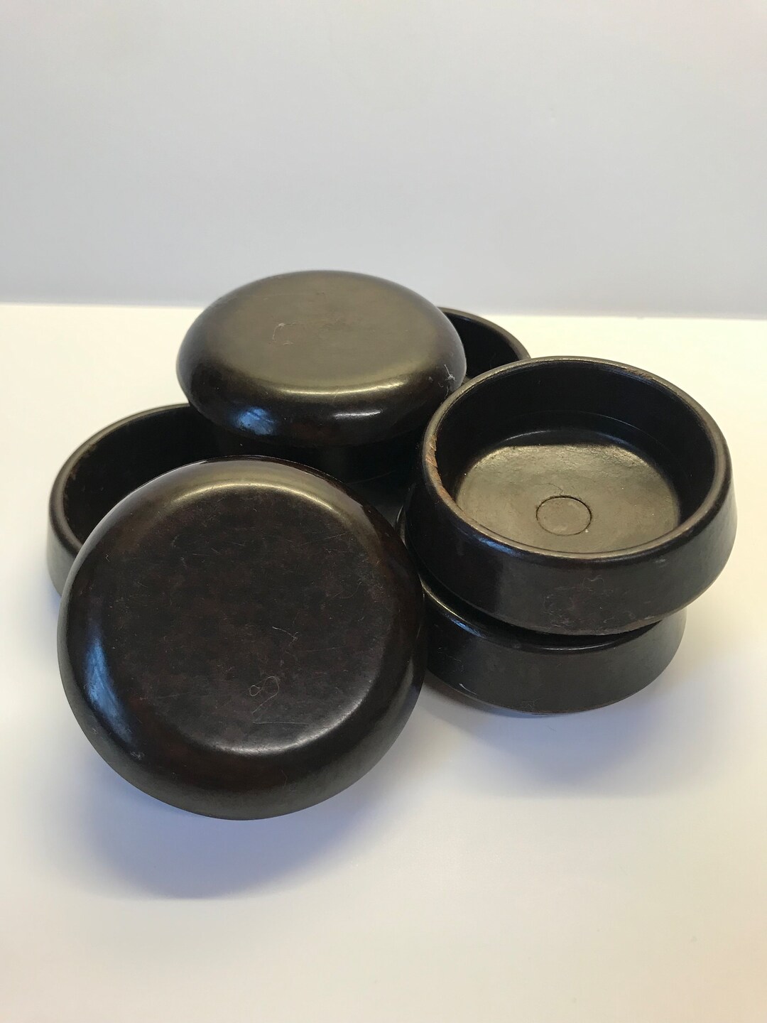 Bakelite Grand Piano Caster Cups Furniture Pads Set of 6 Wood Etsy