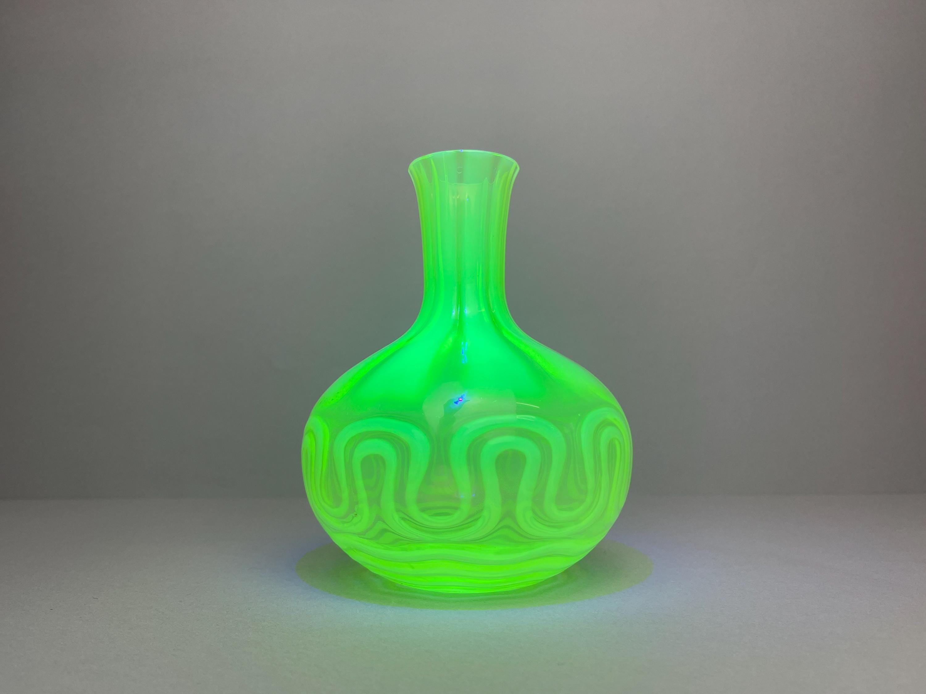 John Walsh Vaseline Glass - Etsy