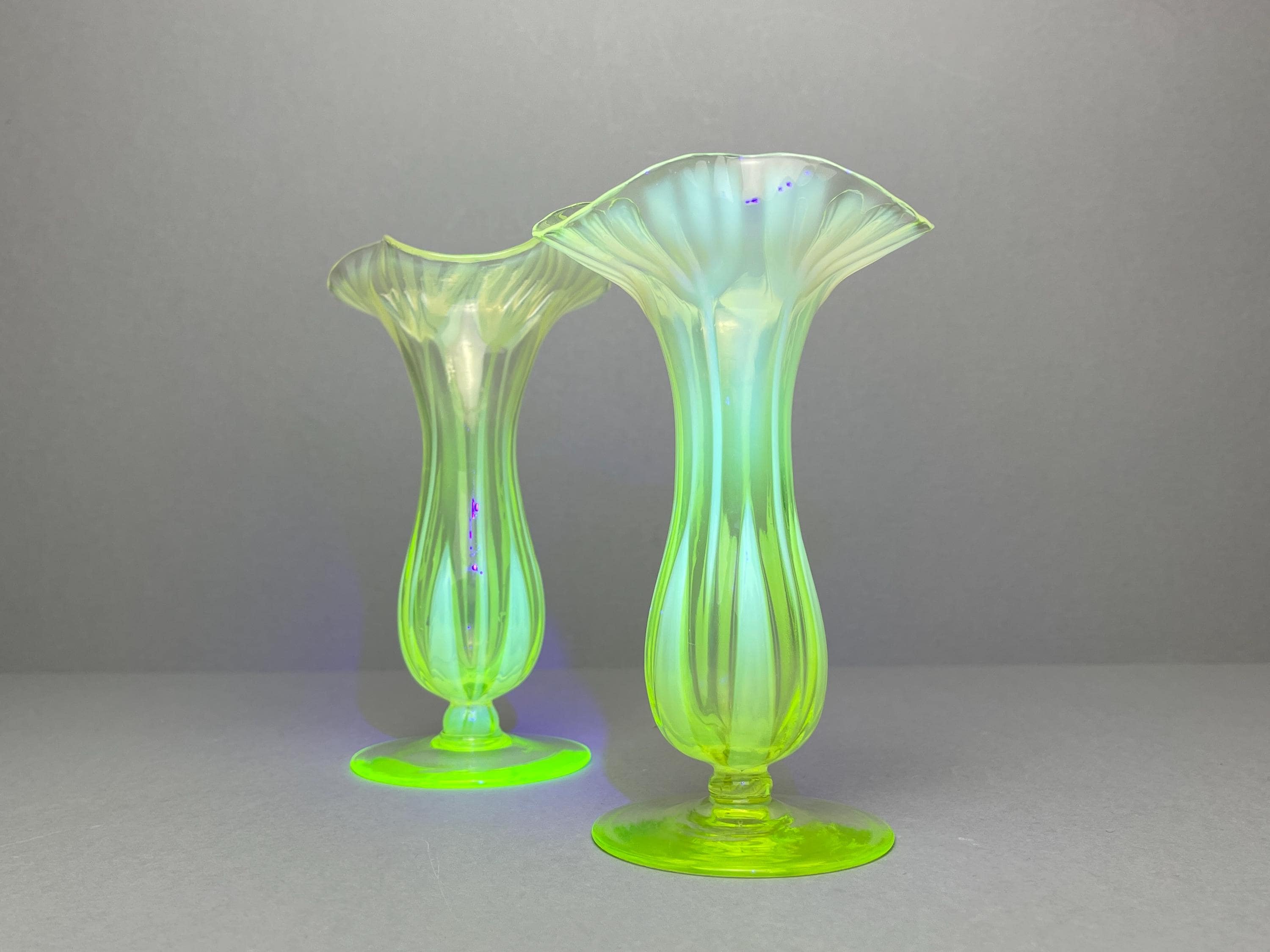 John Walsh Vaseline Glass - Etsy