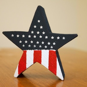 American Flag Star tabletop ornament