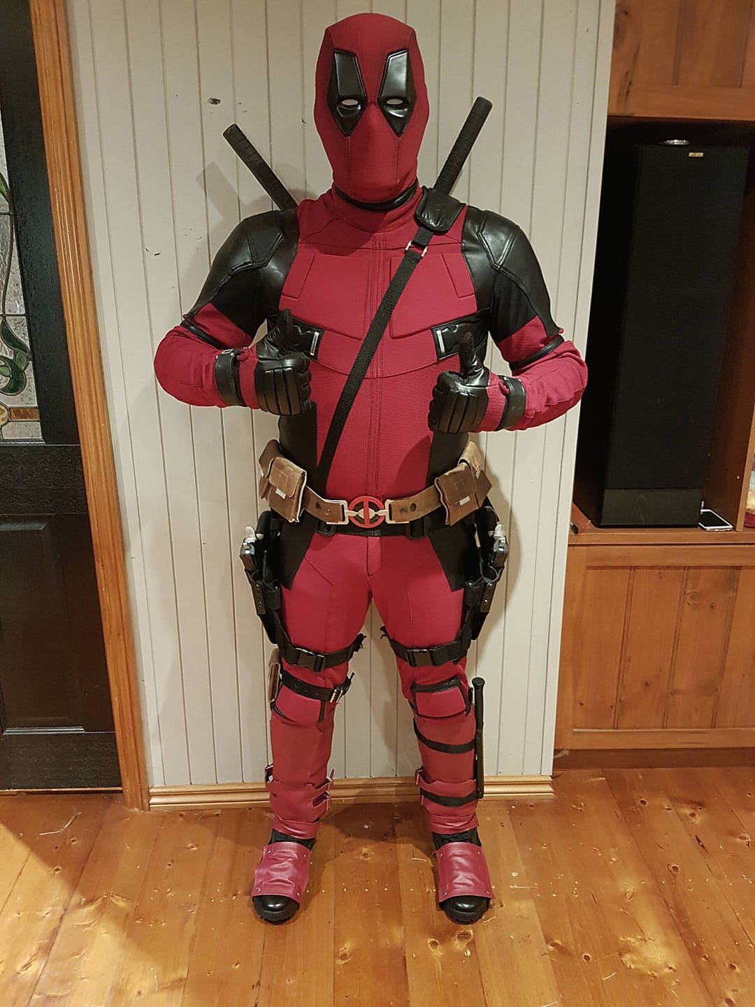 waarom niet blik Naleving van Deadpool Costume / Cosplay Suit replica :made From Custom - Etsy