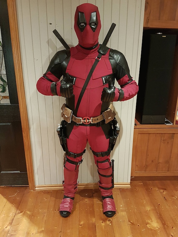 Deadpool Superheld Halloween Party Jungen Kinder Cosplay Kostüm Kostüm Anzug 