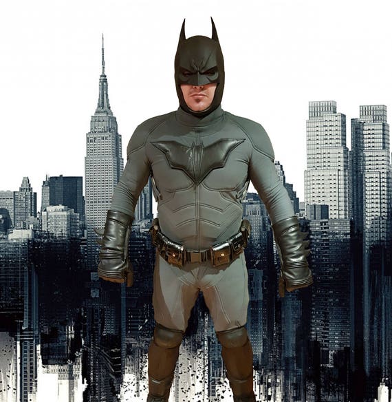 Batman Costume. NOEL Edition. Made From Custom Dyed 4 Way - Etsy Hong Kong