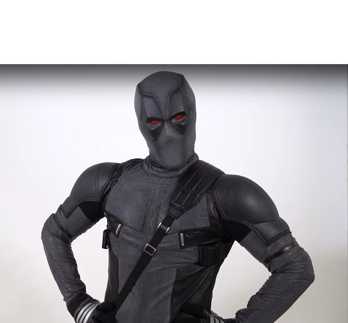 deadpool movie suit replica