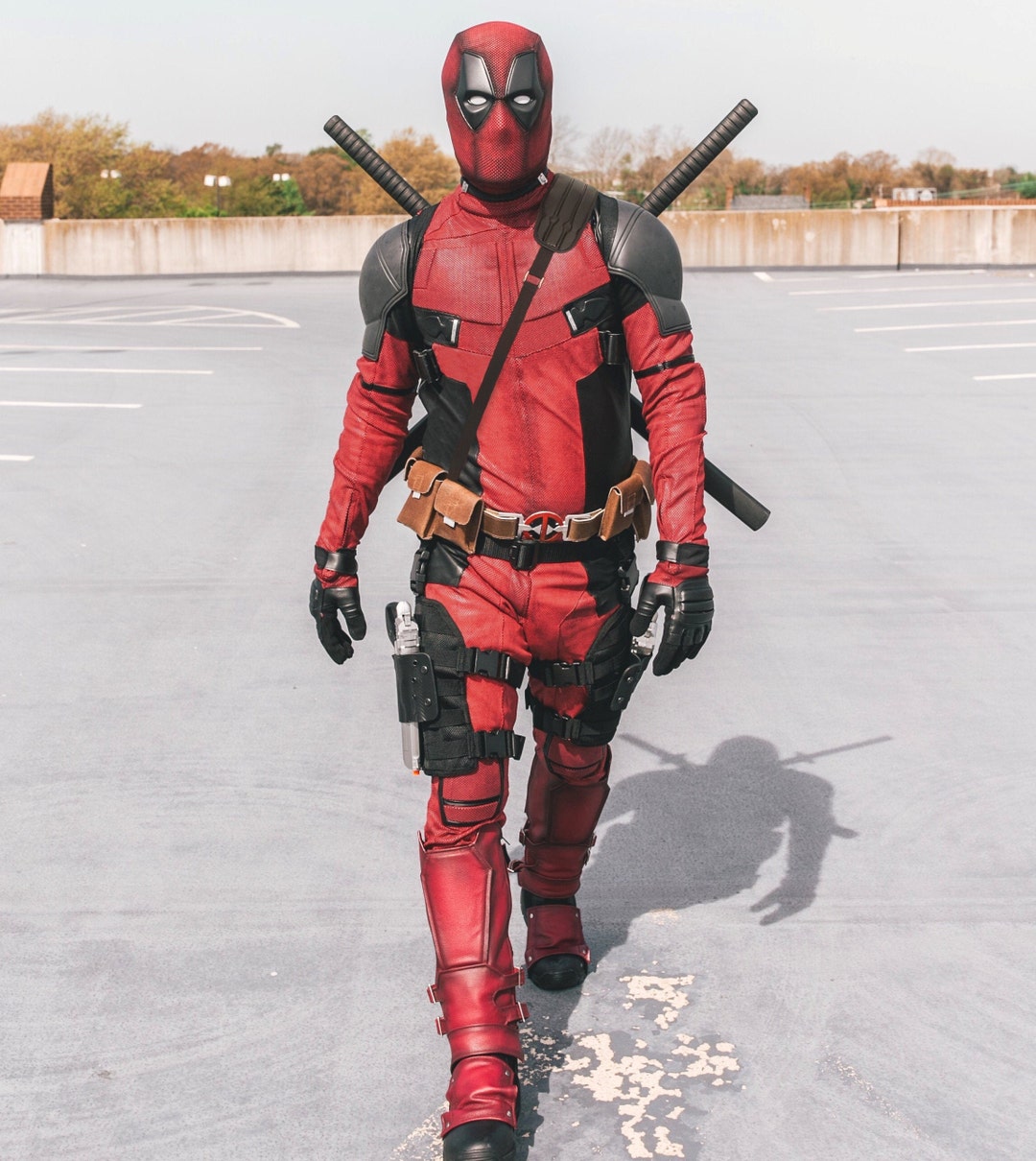 Æsel Gladys Dykker Deadpool Costume / Cosplay Suit. Made From V2 Screen Printed - Etsy