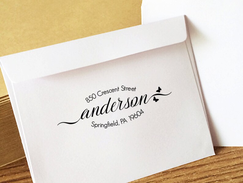 Return Address Stamp Custom Address Stamp Self Ink Custom Address Stamp Personalized Return Address Stamp