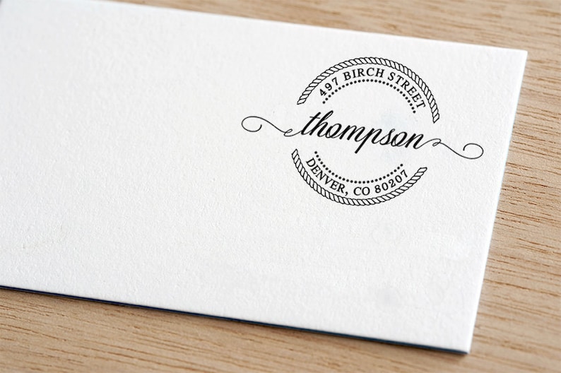 Return Address Stamp Custom Address Stamp Self Ink Custom Address Stamp Personalized Return Address Stamp