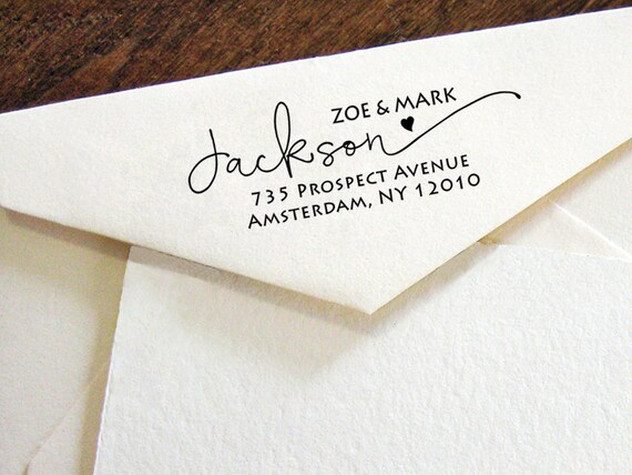 personalized return address stamp return address stamp etsy