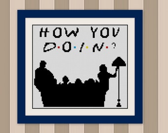 Cross stitch pattern, BOGO, Central Perk Cross Stitch Pattern, Funny xstitch pattern Easy cross stitching chart,Cross-Stitch PDF,R199