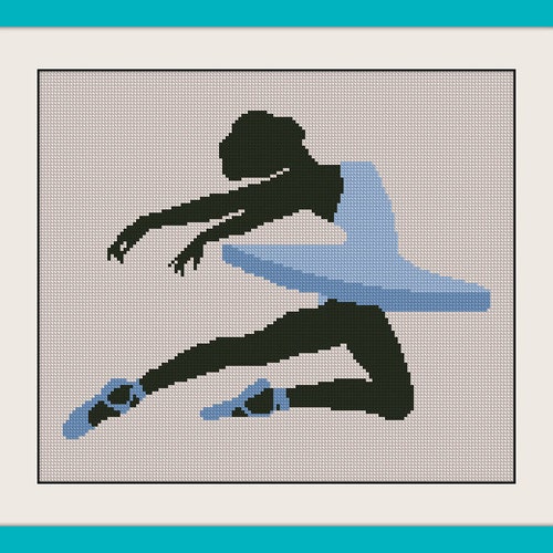 Ballet Dancer Cross Stitch Pattern 2 PDF Instant Download - Etsy