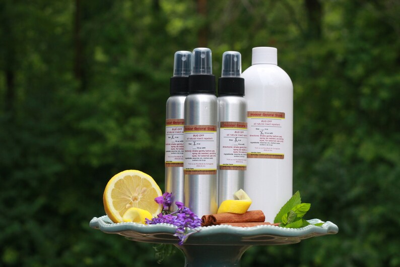 Bug off Insect Spray 16 Oz Refill 100 All Natural Etsy