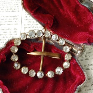 Antieke Franse strass riemgesp, stenen riemgesp plakken, vintage strassteentjes, epauletten riem sjerp, sluiting kostuum