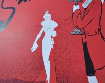 1940s French Perfume Poster: Snob Le Galion Vintage Advertising