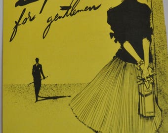 1950s French Perfume Poster: Eau Le Galion Vintage Advertising