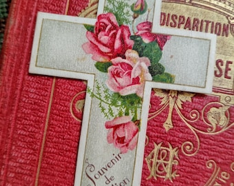 Antique French Prayer Card: Rare Devotional, Catholic Gift