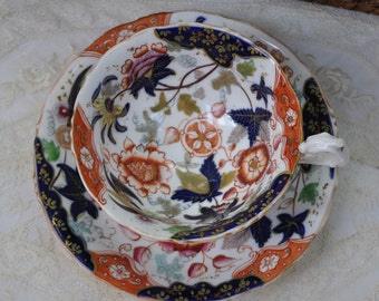 Tasse à Thé Et Soucoupe Grecque – Fait Main – Musée Athènes – Vintage