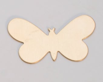 Brass Butterfly, 24 Gauge, 1-5/16 by 3/4 Inch, Pack of 144 | MET-450.12G