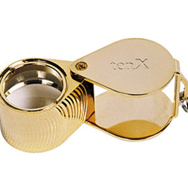 Diamond Cut Loupe, 10X, Gold, 21.5 Millimeter | ELP-747.02