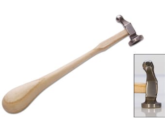 German Style Chasing Hammer, 32 Millimeter Face, 6 Ounces | HAM-162.00