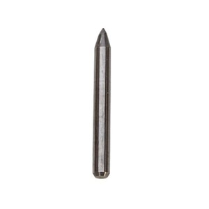 May include: A silver metal awl with a pointed tip.