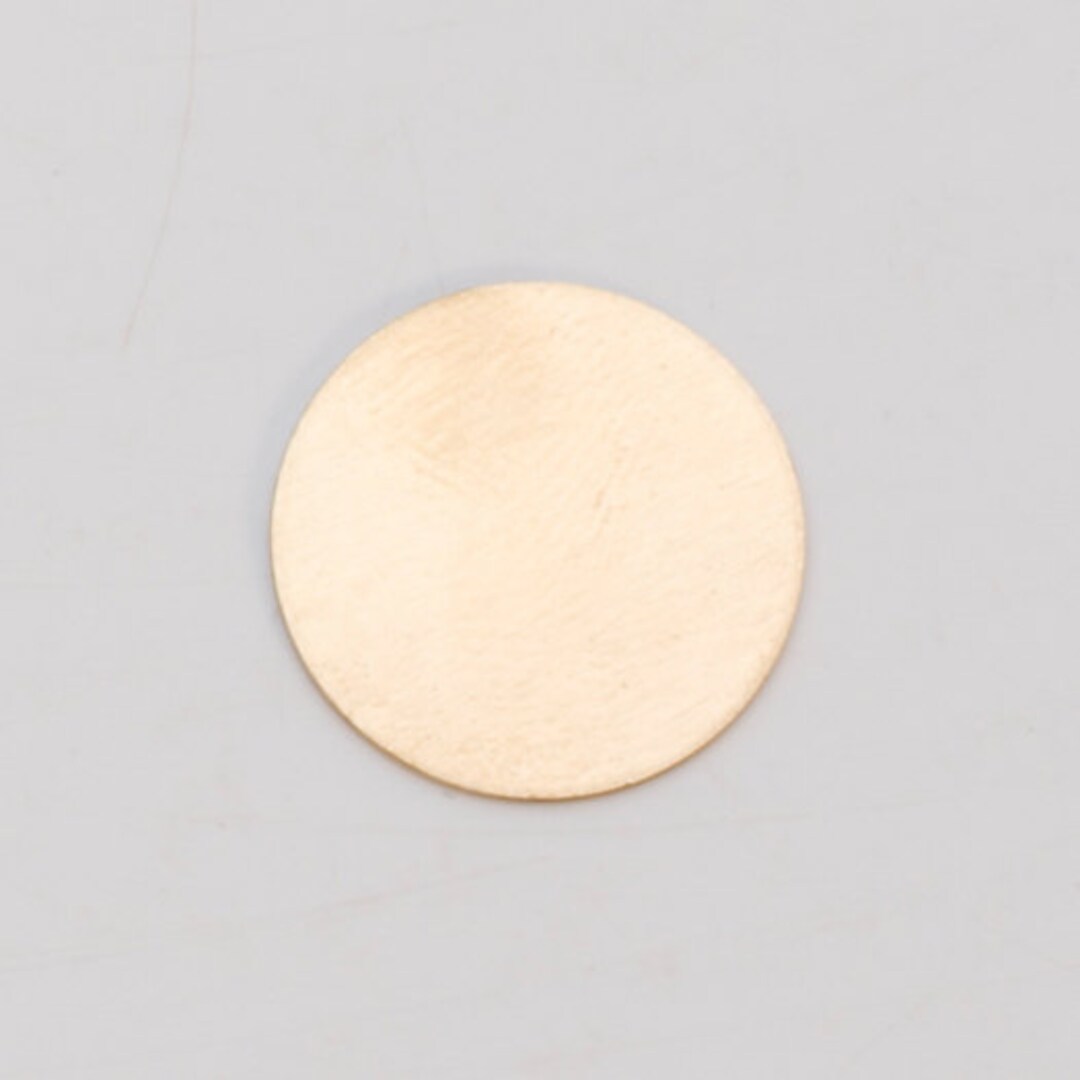 Brass Circle Blanks 3/4\" 24ga Pkg Of 6 - UK