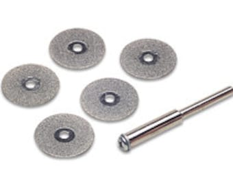 Diamond Disc Set with Mandrel, 5 Pieces | DIB-226.00