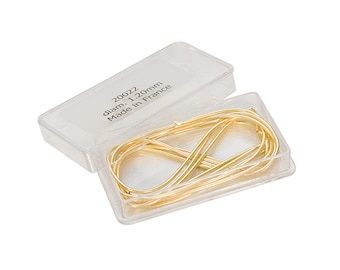 Yellow Gold French Wire, 1.00 Millimeters, 1 Meter | BDS-410.05