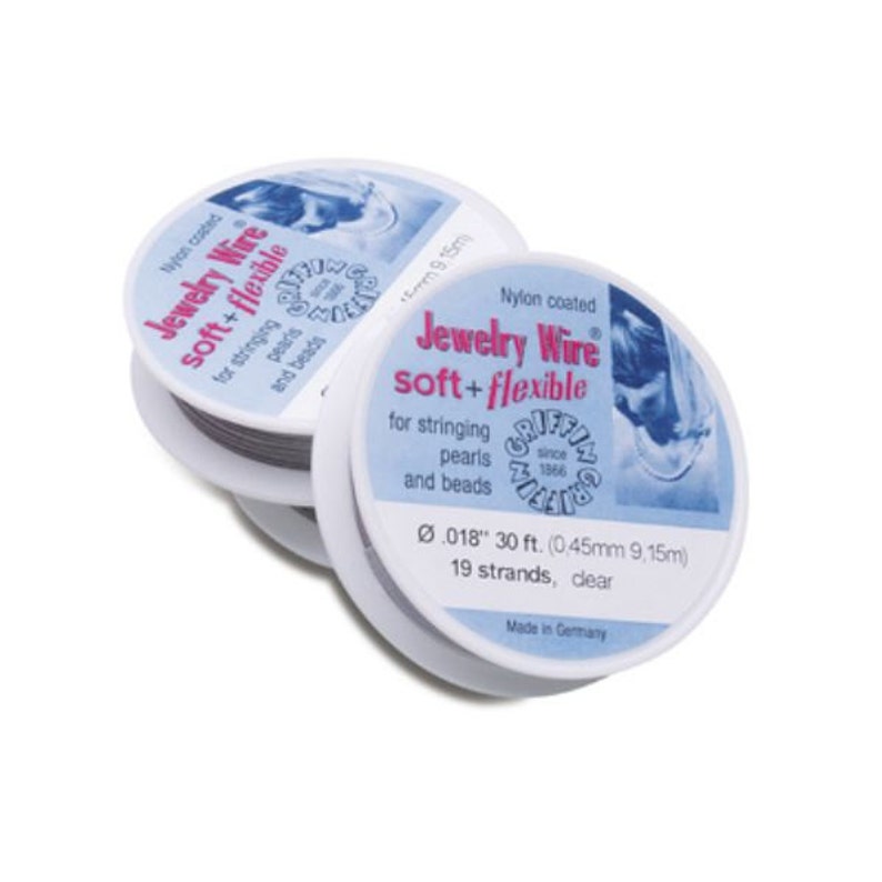 .018 Inch BDC-719.18 19 Strand 30 Feet Griffin Jewelry Beading Wire