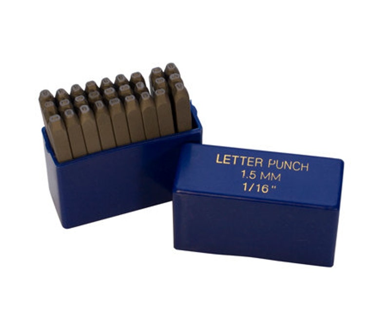 Letter Punch Set, 27 Piece Set, 1.5mm | PUN-105.85 - Etsy