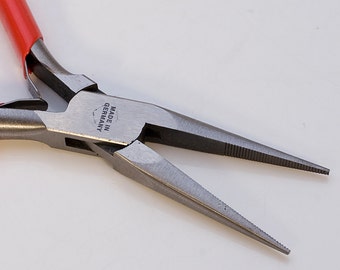 Extra Duty Pliers, Extra Long Chain Nose, Serrated, 5-1/2 Inches | PLR-302.02
