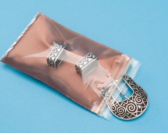 Anti-Tarnish Poly Zip Lock Bags, 4 by 6 Inches, Pack of 10 | PKG-604.60