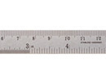 Steel Ruler, 6 Inches | GAU-189.00