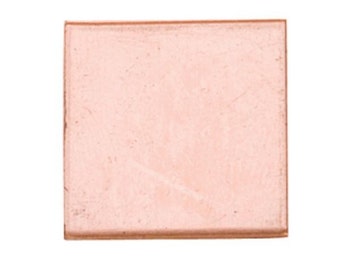 Perla de cobre cuadrada, 11/16 de pulgada, 6 piezas / MET-110.34