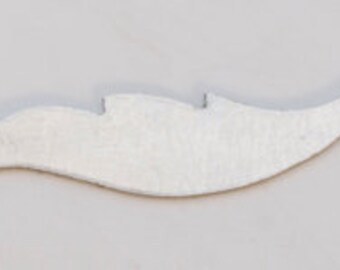Nickel Silver Feather, 24 Gauge, 1 Inch, Pack of 144 | MET-650.56G
