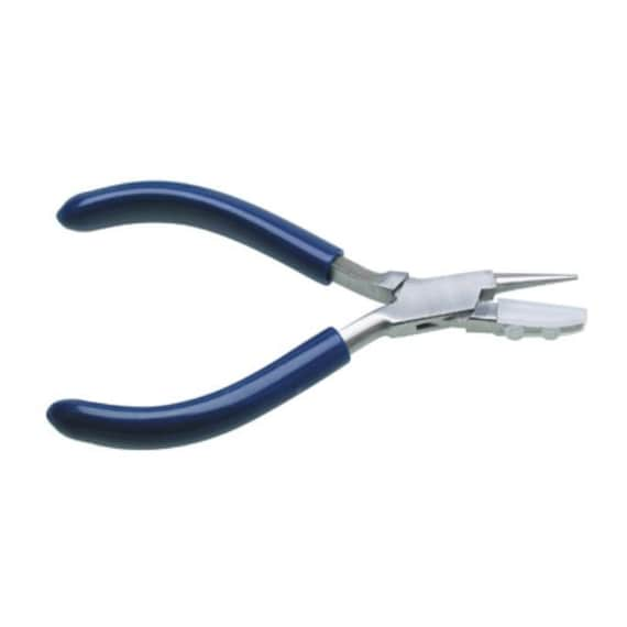 Nylon Jaw Coiling Pliers, Round and Flat Jaw, 5-1/2 Inches PLR