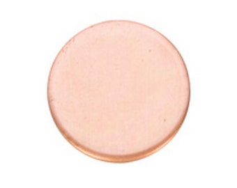 Copper Shape, Circle, 1/2 inch, 6 Pieces | MET-100.01